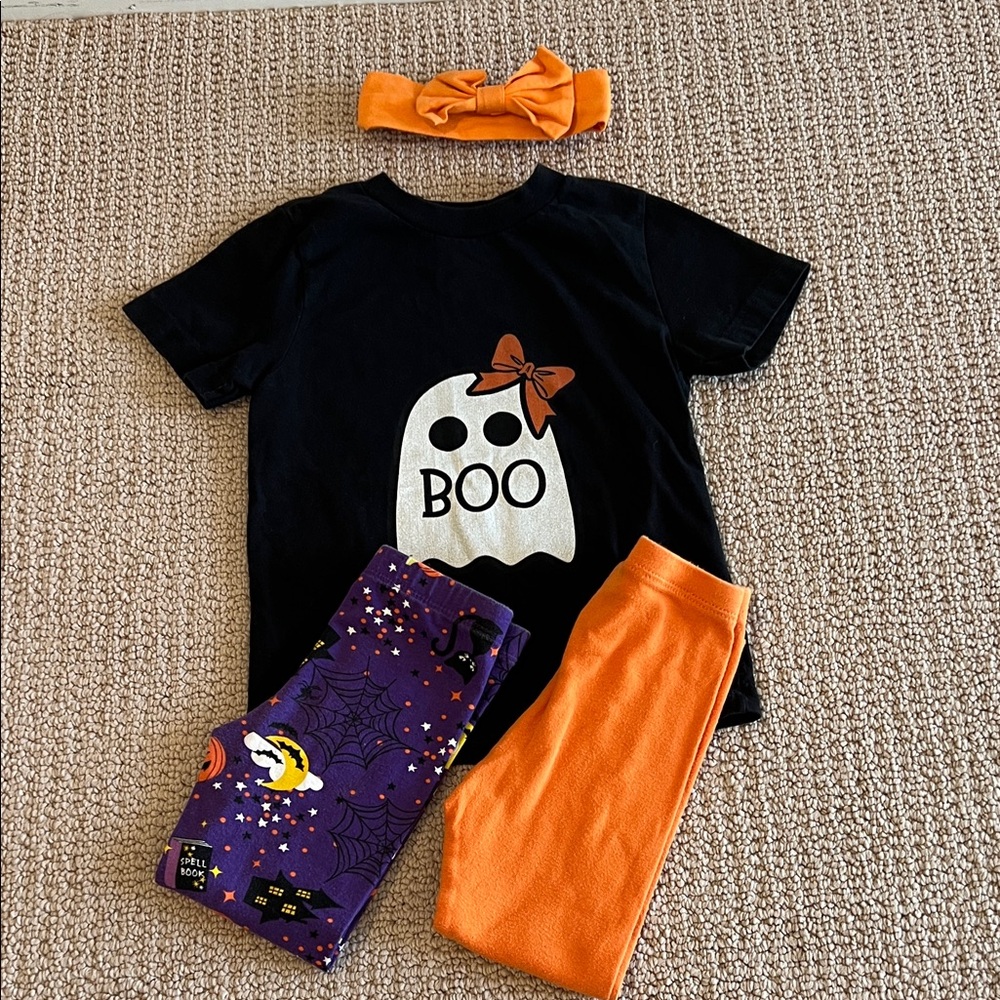 Halloween Ghost Shirt and 2 x matching Pants